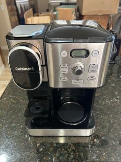 Cuisinart 12 Cup Coffee Maker Single Serve Brewer Stainless Steel SS-16 Great Condition