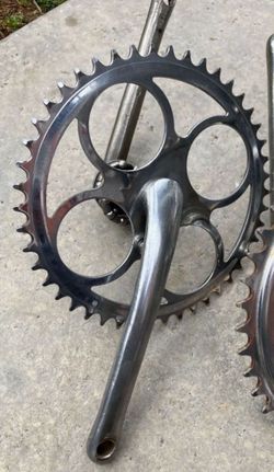Vintage Schwinn , Cranks With Original Schwinn Nuts / Hardware, Cruiser Size , Good Threads , $25 EACH , Located In LaHabra Ca