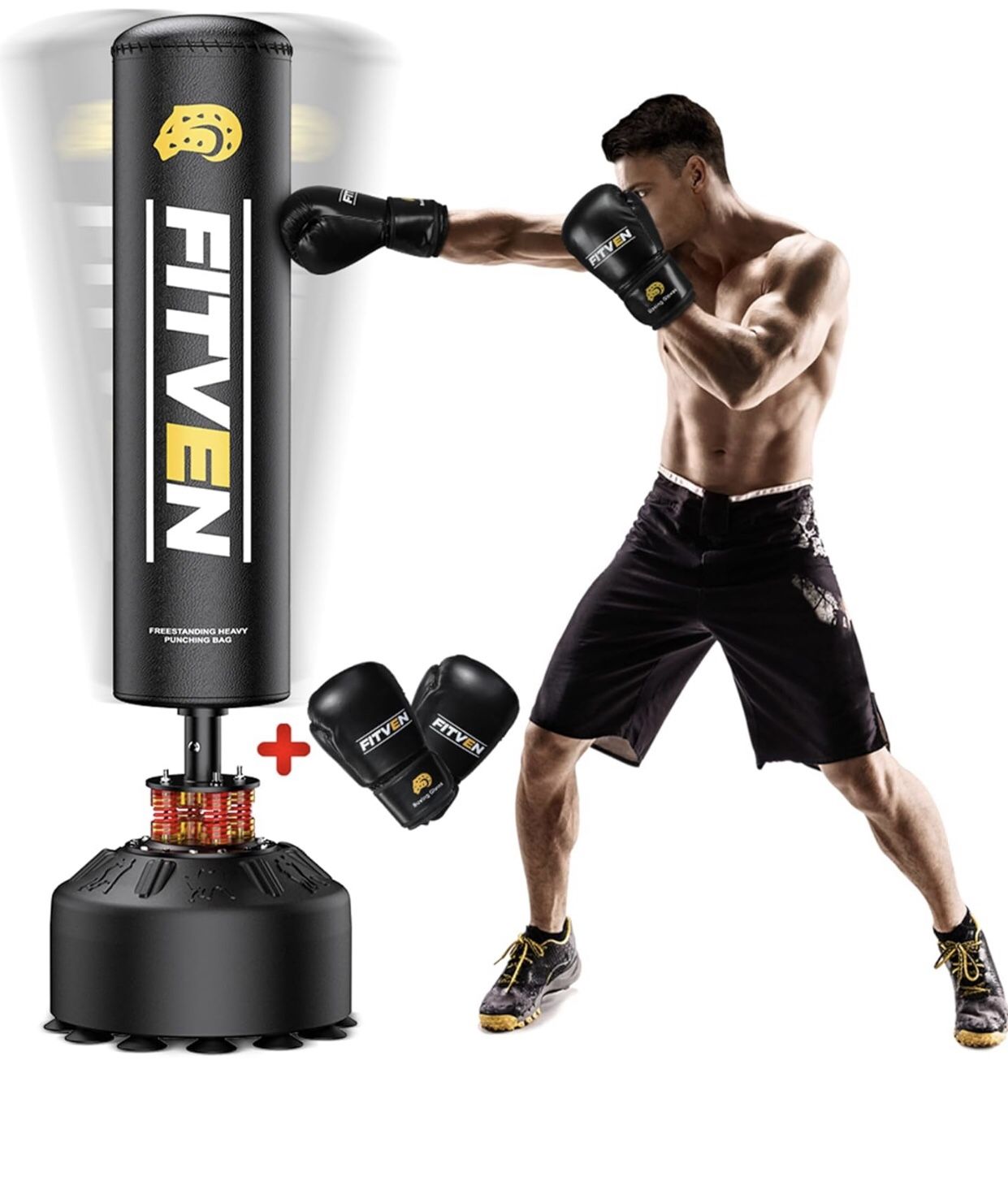 Punching Bag And Gloves