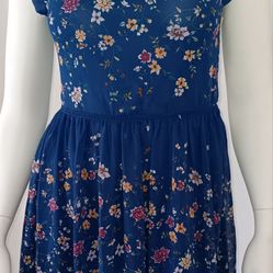 New Women's Isani Floral Mini Dress Blue