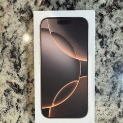 New iPhone 16 Pro unlocked