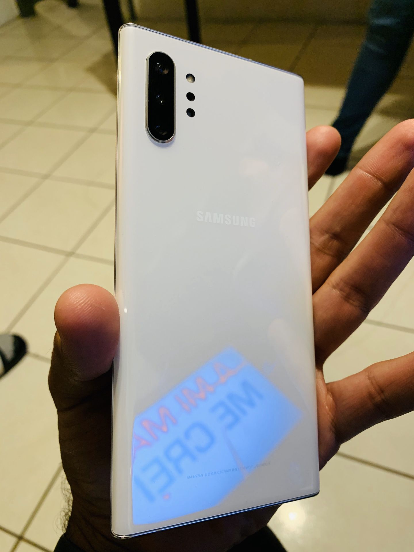 Samsung galaxy Note 10 plus 5g, 256 gb, dual sim