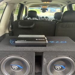 2 12s Subwoofers And Amp