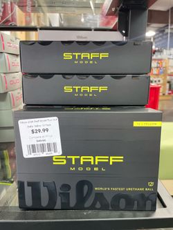 Wilson 2026 Staff Model Tour Golf Balls- Yellow 12 Pack