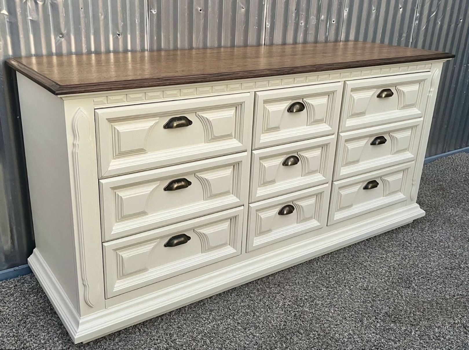 Gorgeous Quality Refinished 9 Drawer Dresser