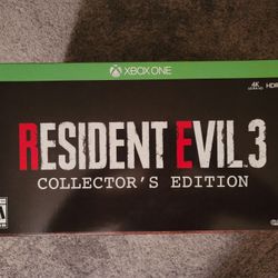 Resident Evil 3 Collectors Edition Brand New Never Opened