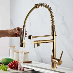 New kitchen faucet with pull down sprayer
