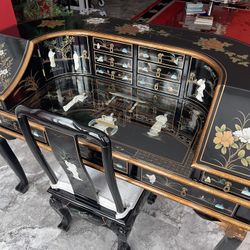 Asian Desk And Chair