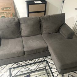 Gray Couch With Chaise 
