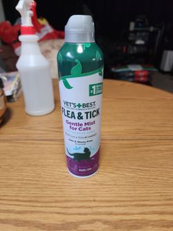 Cat flea and tick spray