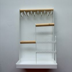 Jewelry Organizer Stand - 4 Tier Earring Organizer Necklace Holder,