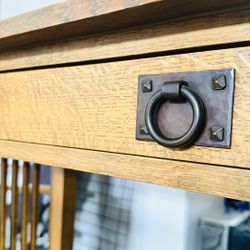 Mission Solid Oak Sofa Table by Warren Hile!