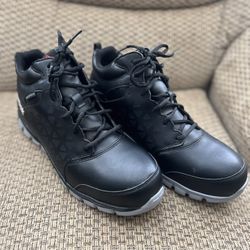 SUBLITE CUSHION WORK - RB4144 Men's Athletic Waterproof Mid-Cut - Black and Grey