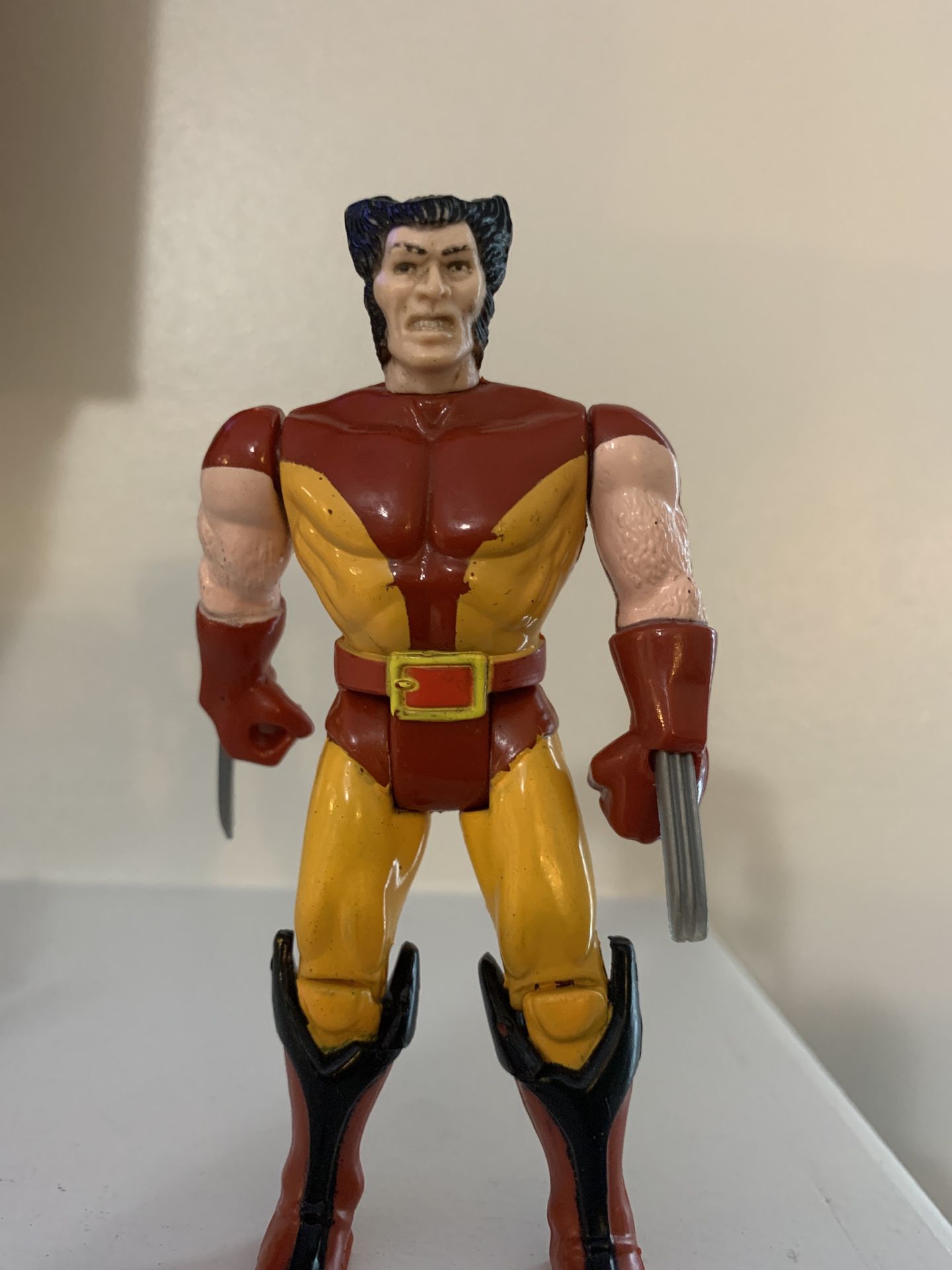 Marvel Wolverine Uncanny X-Men Toy Biz 1991 Talking Electronic Action Figure 5"