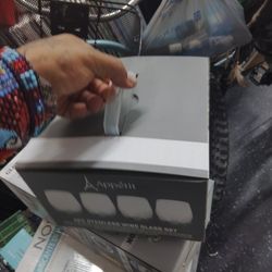 Set Of 4 Glass Stemless For Wine 