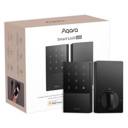 Aqara Smart Lock U50, Keyless Entry Door Lock With Apple Home Key, Bluetooth Deadbolt Lock, App Remote Control, Supports Apple HomeKit, Matter, Google