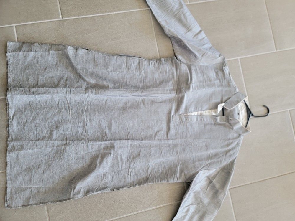 Men's Kurta With White Bottom and Waist Coat. Large Size
