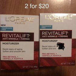 Loreal Revitalift Anti-Wrinkle + Firming Moisturizer/ Lotion 2 for $20 or $11 Each