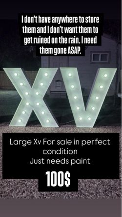 Large xv marquee