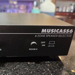 10 Room Home Audio System Speaker Selector