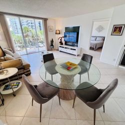 Modern Round Dining Table with 4 Chairs – Great Opportunity