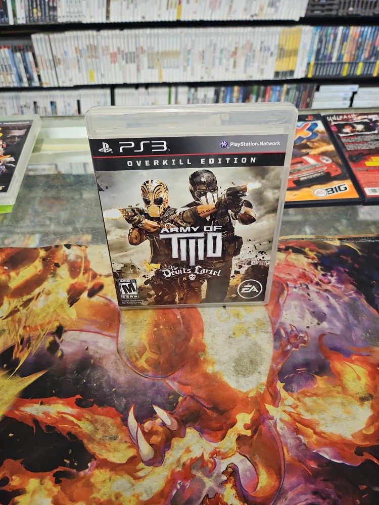Army of Two The Devil's Cartel Overkill Edition (Sony PS3, 2013) CIB Complete