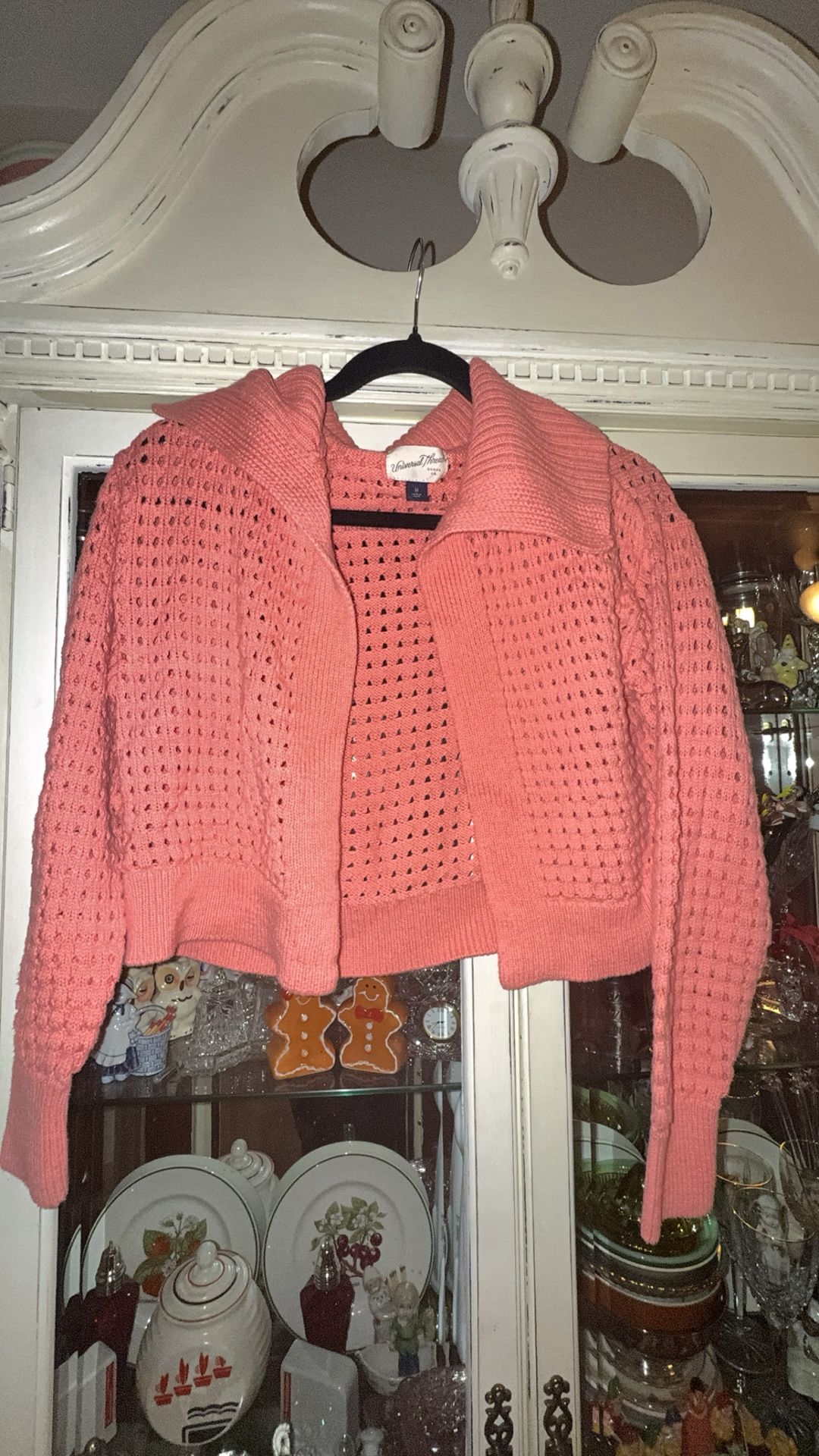 Universal Thread Women’s Crochet Open Cardigan - Size Medium (M)