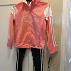 Adidas Outfit Girls Size 6 Jacket & Pants