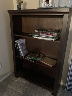 Brown Bookshelf