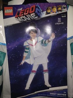 girl dress L with wig all new