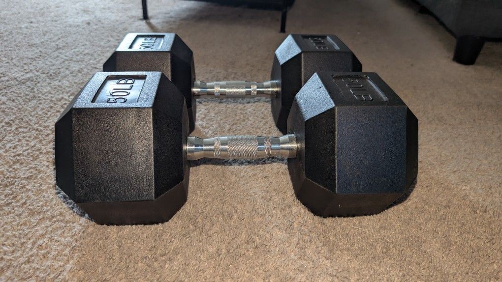 50lb Pair Of Dumbells