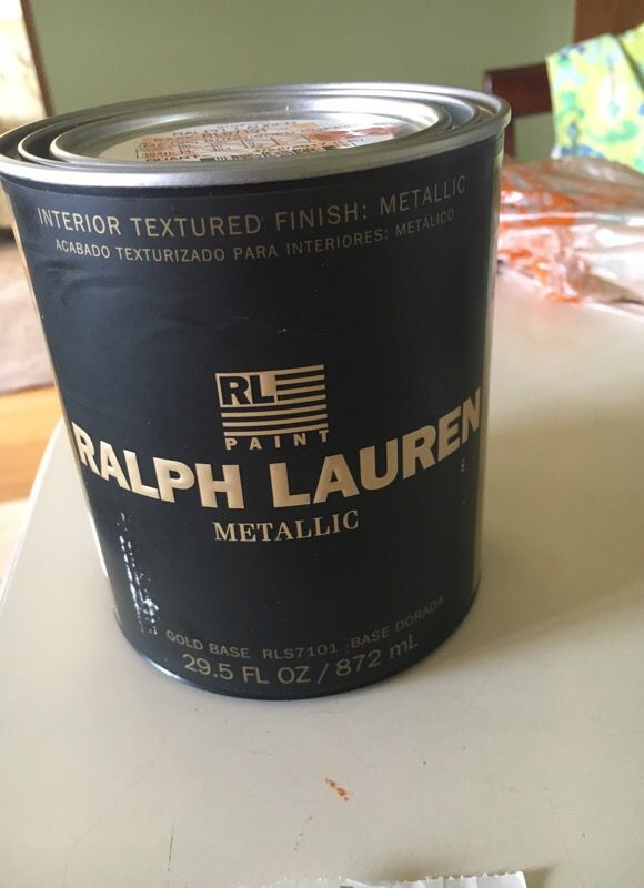 Ralph Lauren 1-qt. Gilt Bronze Metallic Specialty Finish Interior Paint  ME135-04 at The Home Depot - Mob…