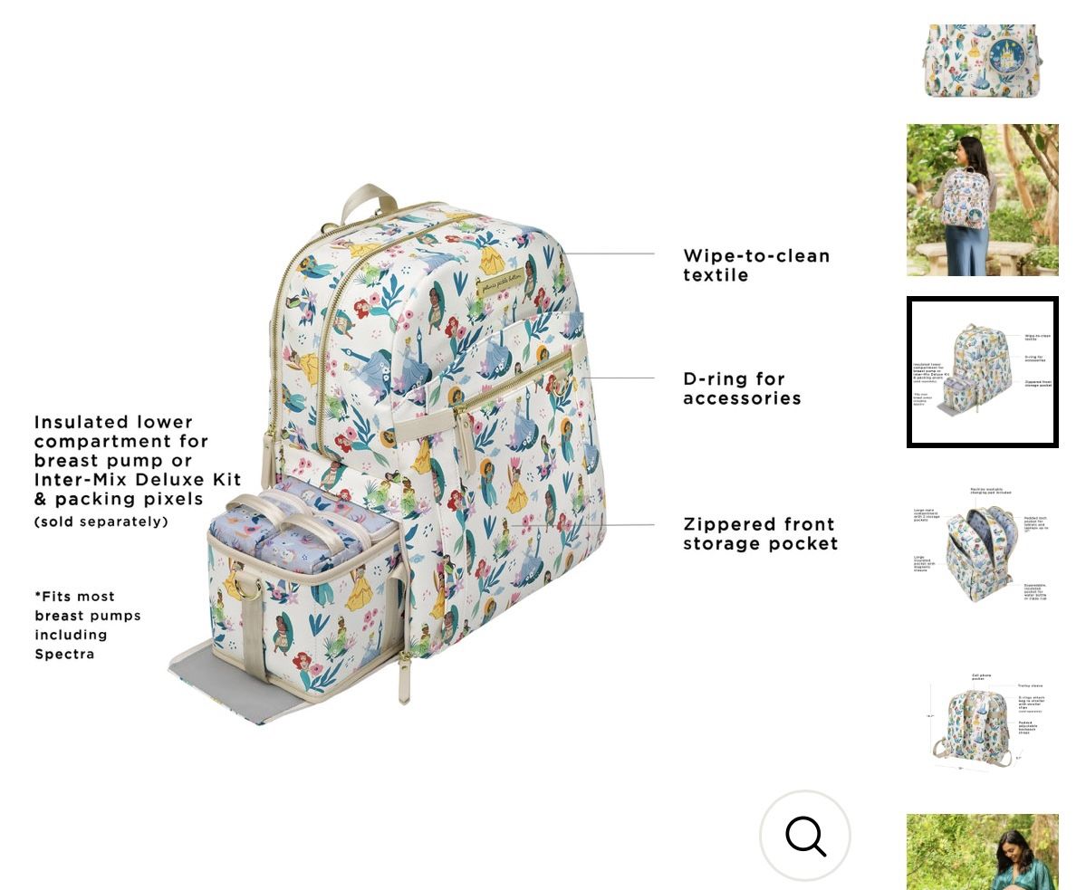 Petunia Pickle Diaper bag set-Disney Princess