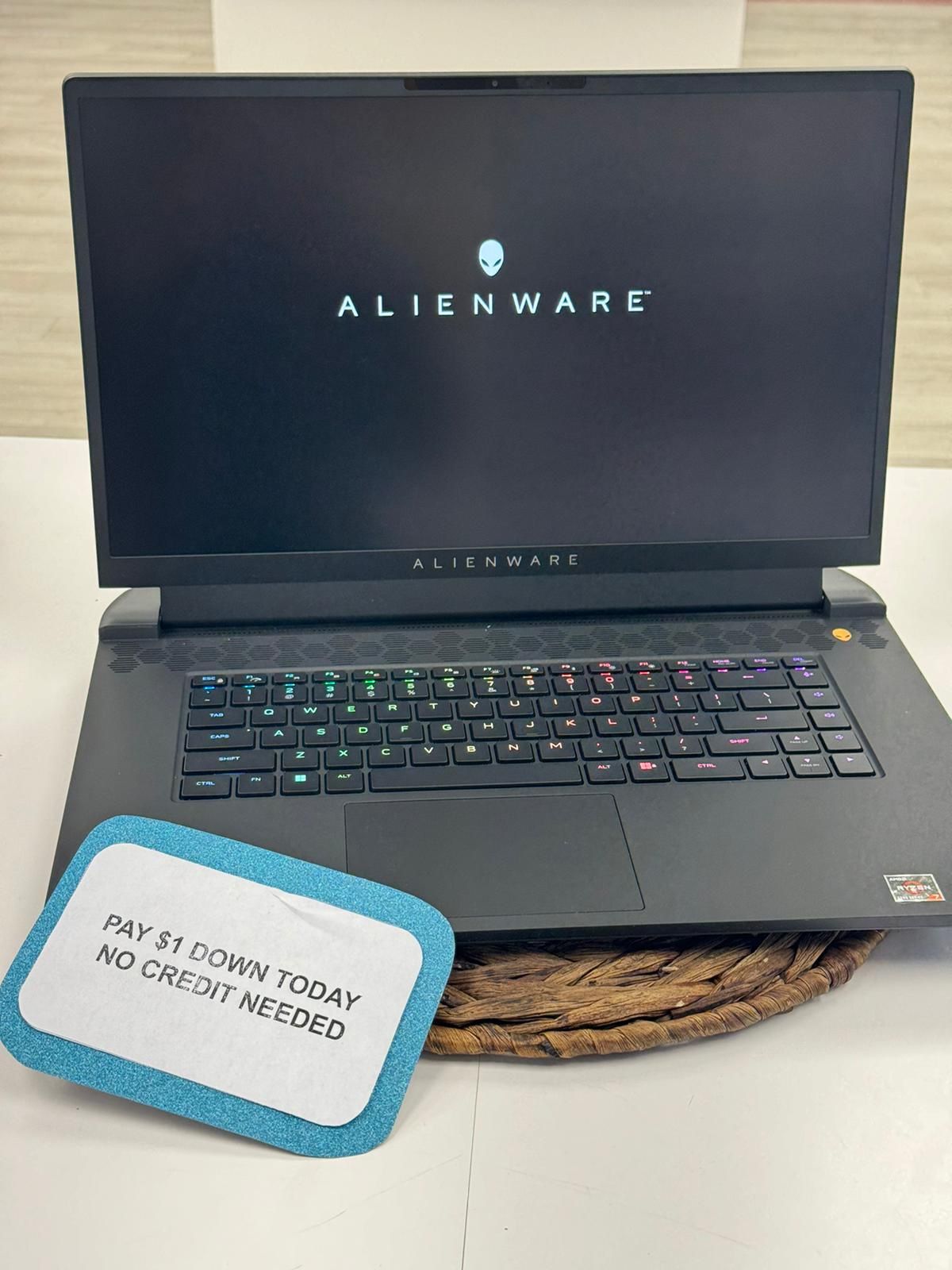 Alienware M17 R5 17.3 FHD 360HZ Gaming Laptop - Pay $1 Today to Take it Home and Pay the Rest Later!