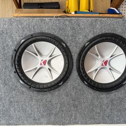Dual 12” Kicker Subwoofers + Huge Box + 1200W Amp (Performance Teknique)