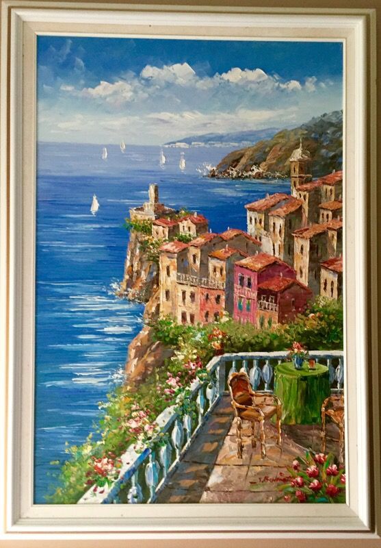Original J Burnett Oil Painting / Signed