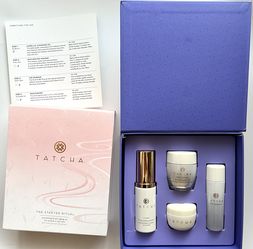 Tatcha The Starter Ritual Nourishing & Anti- Aging Set Normal To Dry Skin NIB