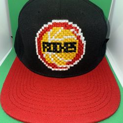 Houston Rockets 8 Bit Mitchell & Ness Snapback Hat NBA Hardwood Classics Cap