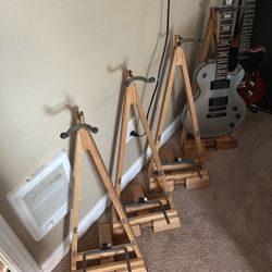Wood Guitar Stands