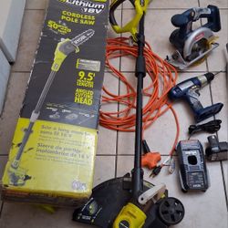 Ryobi Tools $195 Dlls. 