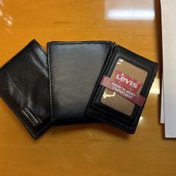 3 Wallets Levi’s , Nike And Tommy Hilfiger