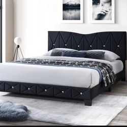 NEW TWIN FULL QUEEN PLATFORM BED WITH PROMOTIONAL MATTRESS AND FREE DELIVERY