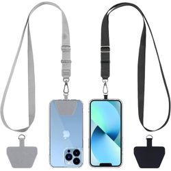 Phone Lanyard in Grey