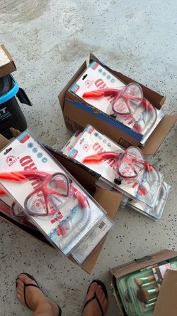 Lifeguard Adult Snorkel Mask Set-lot for sale