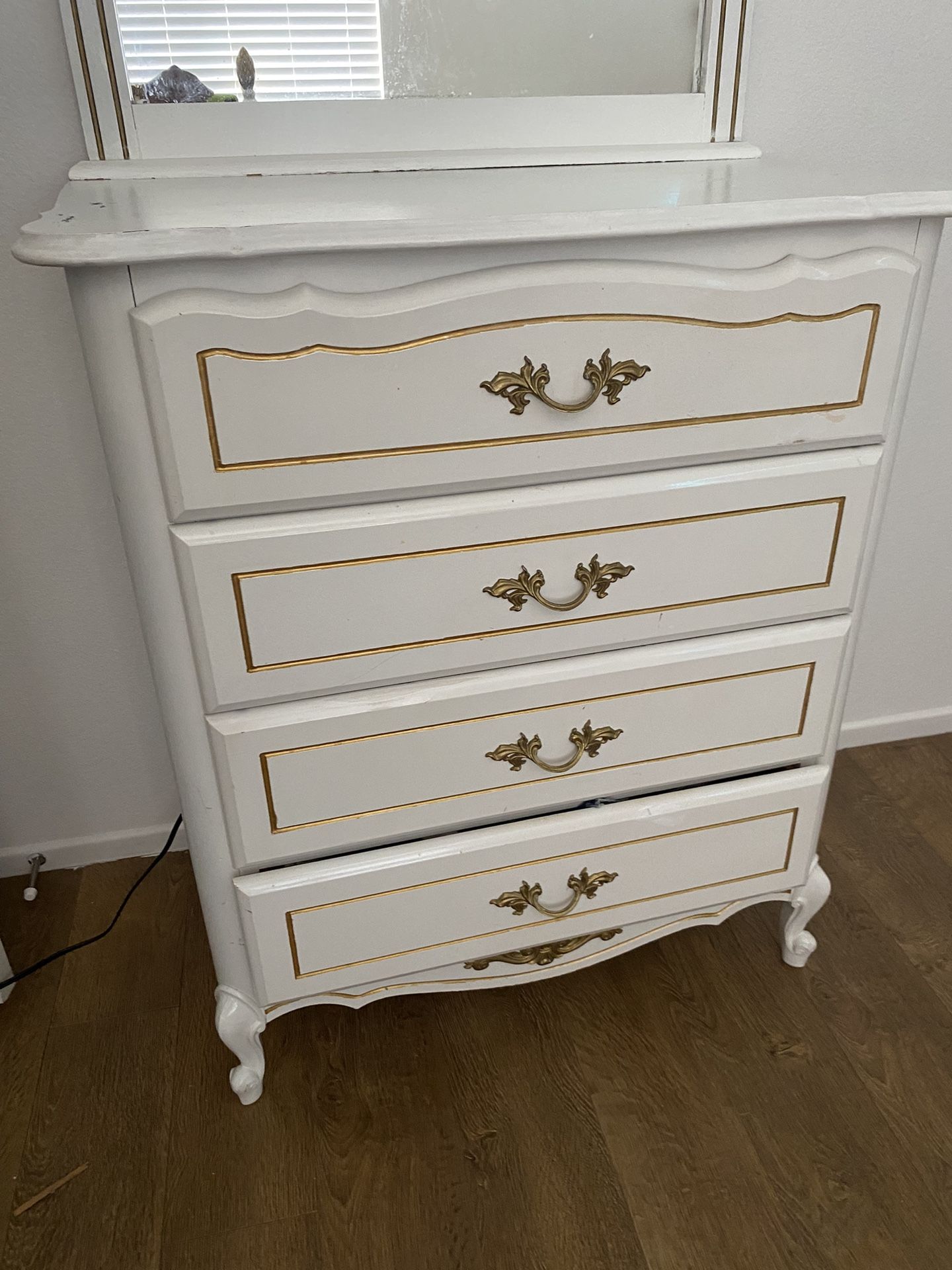 Antique Dresser With Mirror