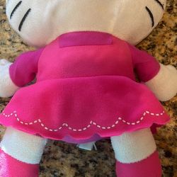 Hello Kitty Sanrio By The Northwest Pink Dress Plush Stuffed Doll 2013 Size 15"