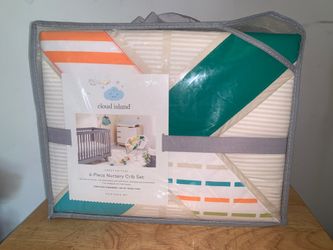 Cloud Island 4-Piece Baby Crib Set