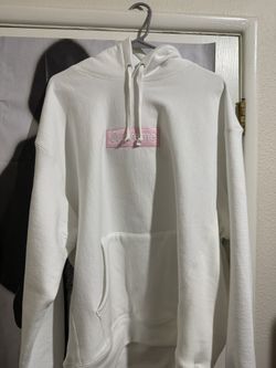Supreme Box Logo White On Pink XL
