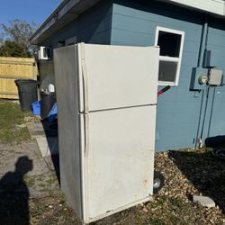 White Fridge & Top Freezer