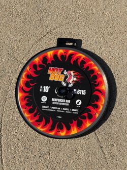 QEP Hot Dog 10in Diamond Blade for Marble/Tile/Ceramic/Granitr